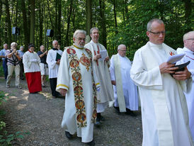 Festgottesdienst zum 1.000 Todestag des Heiligen Heimerads auf dem Hasunger Berg (Foto: Karl-Franz Thiede)